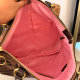 Coach Brown Poppy Tote Bag