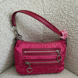Coach Pink Poppy Signature Shoulder Bag