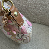 Coach Pink Optic Signature Hobo Shoulder Bag