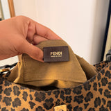 Fendi Zucca / Leopard Chef Shoulder Bag
