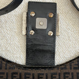 Grey Fendi Signature Brown Mamma Baguette Bag