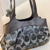 Coach Grey Signature Lexi Tote Bag
