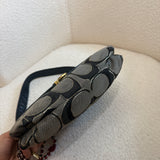 Grey Coach Poppy Pushlock Bag