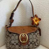 British Tan Coach Mini Soho Bleeker Bag