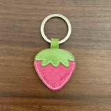 Rare Coach Pink Strawberry Keychain