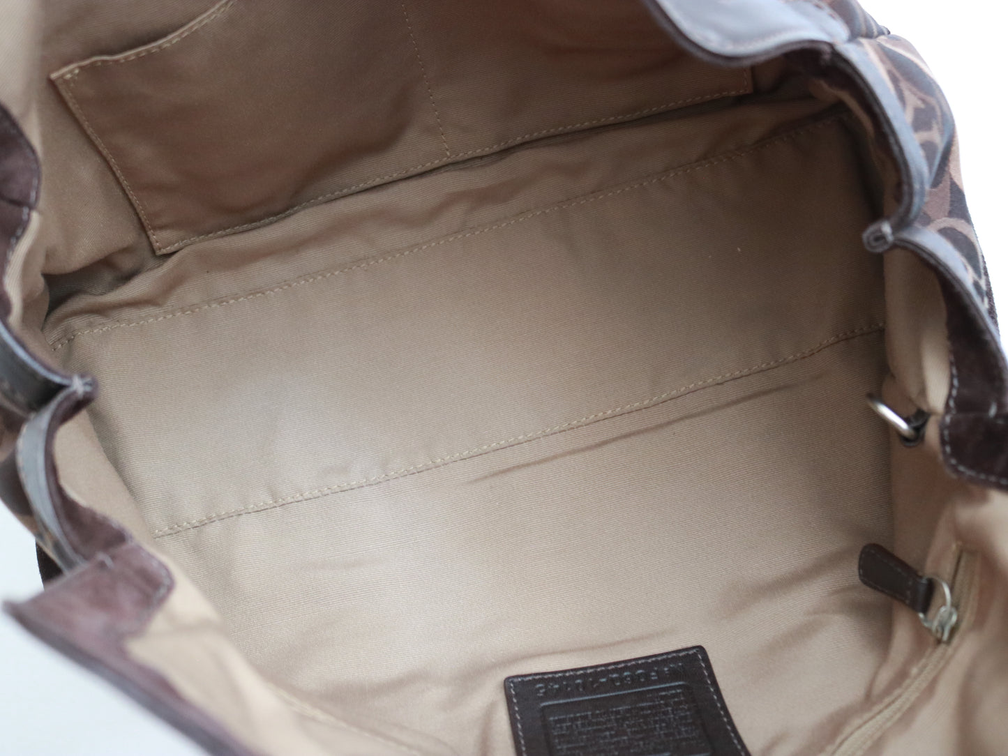 Coach Brown Chelsea Monogram Bowler Satchel