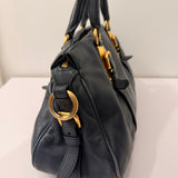 Navy Blue Prada Shoulder Bag