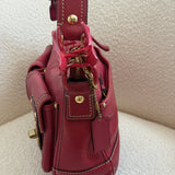 Coach Magenta Legacy Turnlock Bag