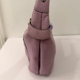Coach Lilac Pebbled Leather Hobo Shoulder Bag