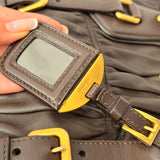 Brown Prada Nappa Shoulder Bag