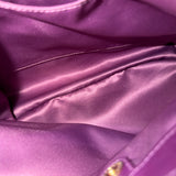 Coach Purple Leather Maggie Bag
