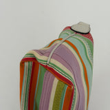 Stripe Coach Signature Top Handle Pochette