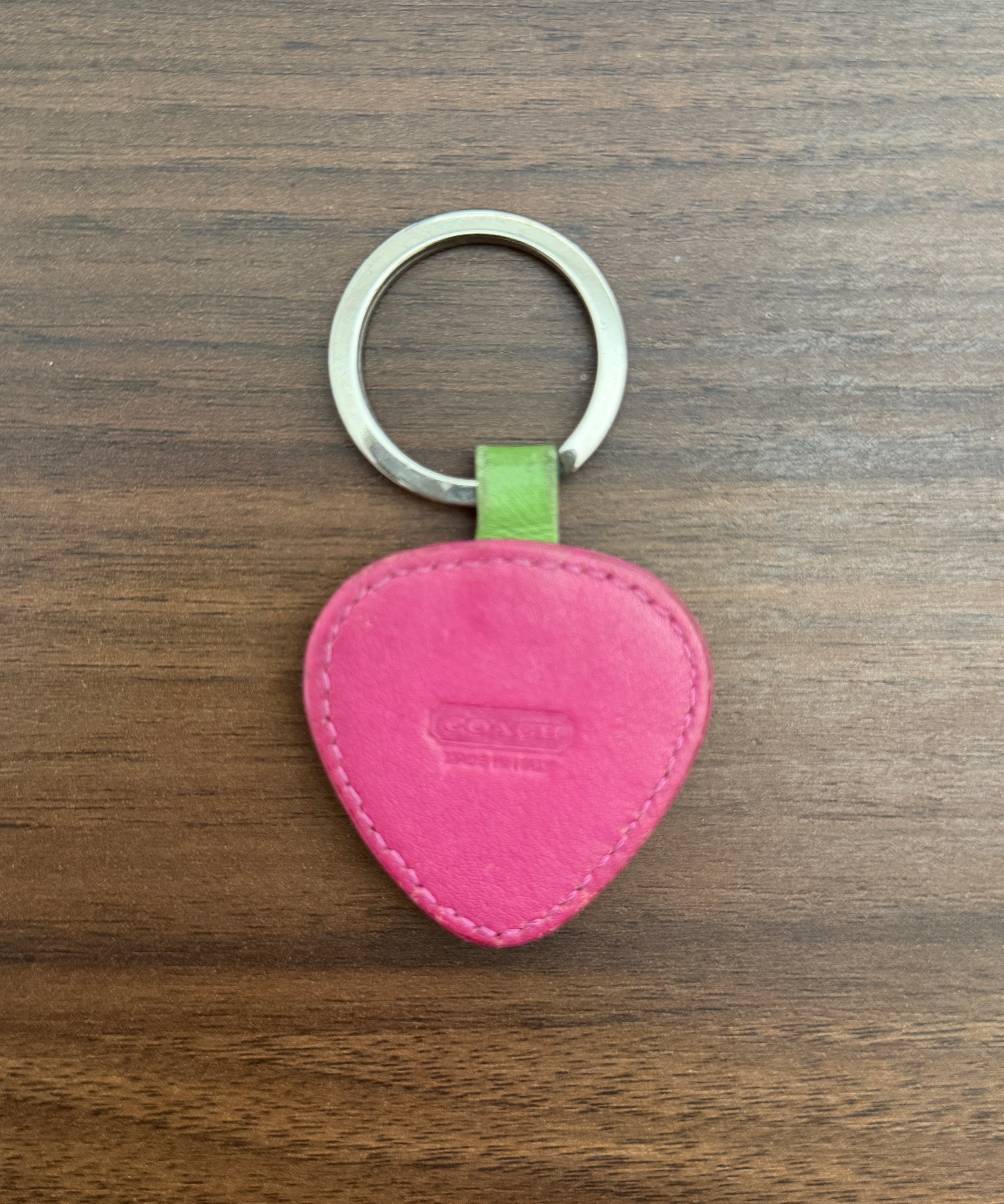 Rare Coach Pink Strawberry Keychain