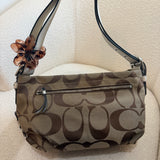 Coach Brown Signature Shoulder Bag