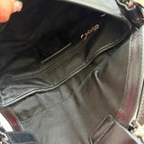 Black Leather Mini Soho Bag