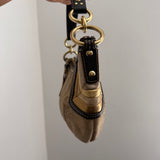 Rare Coach Suede Studded Mini Hobo Bag