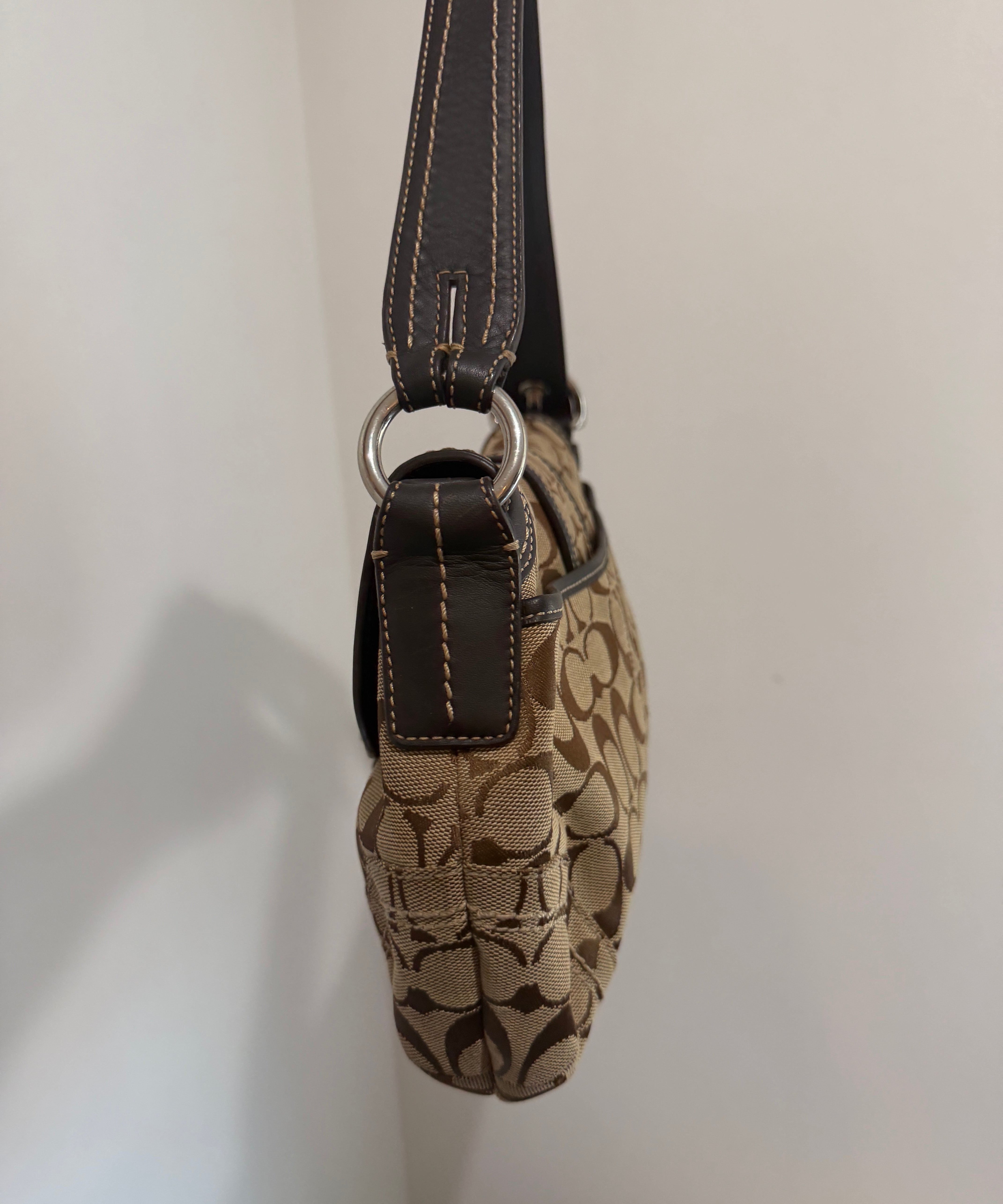 Coach Brown Trim Large Soho Bag