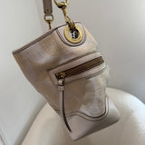 Coach Cream Cotton Ergo Tote Bag