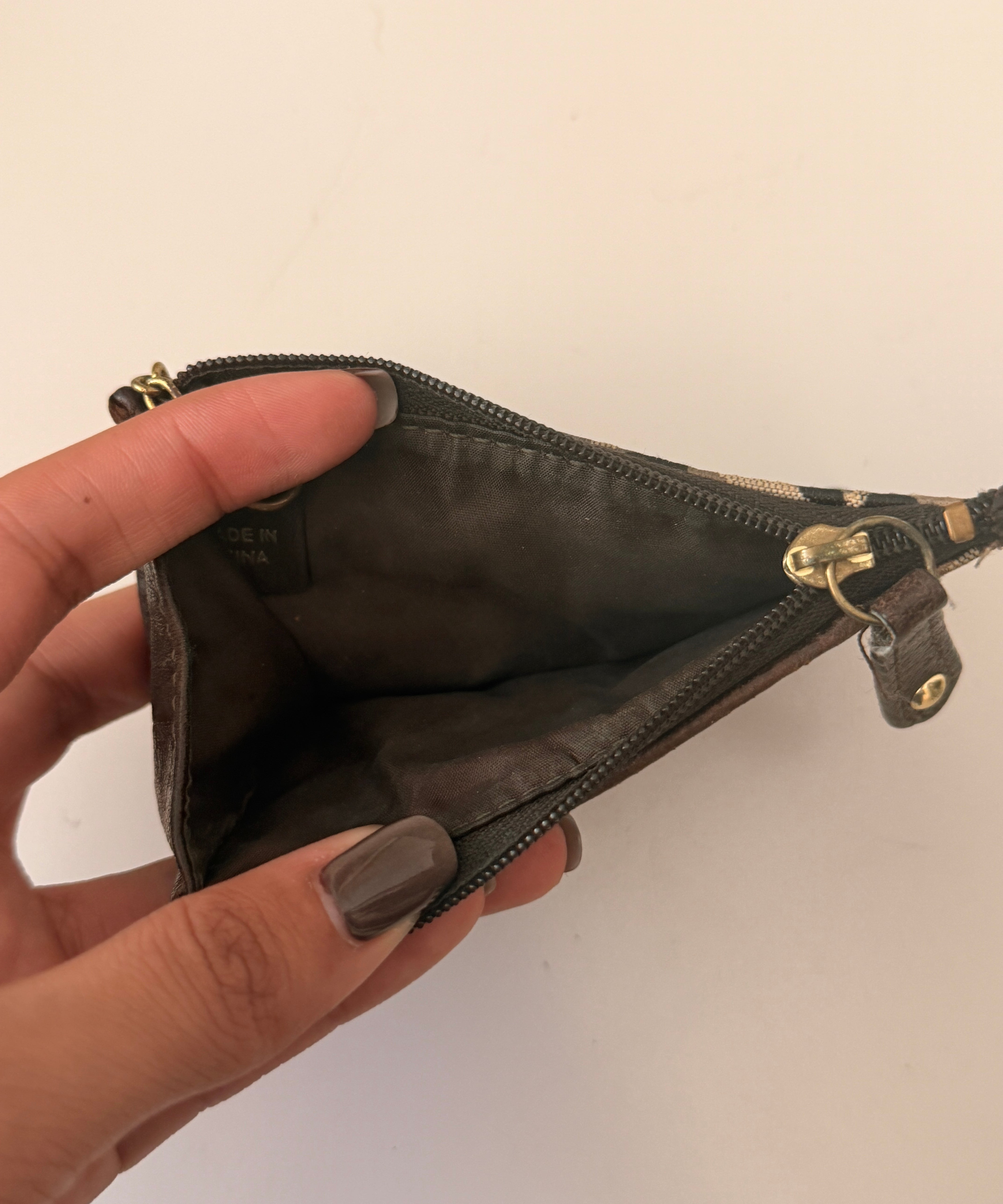 Coach Brown Leopard Print Wallet