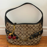 Brown Signature Coach Ergo Belted Shoulder Bag
