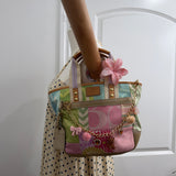 Rare Coach Multicolor Patchwork Spring Hand Bag
