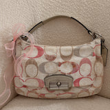Coach Pink Optic Kristen Shoulder Bag