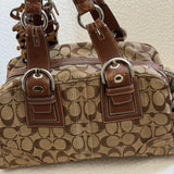 Brown Coach Signature Soho Mia Satchel Bag