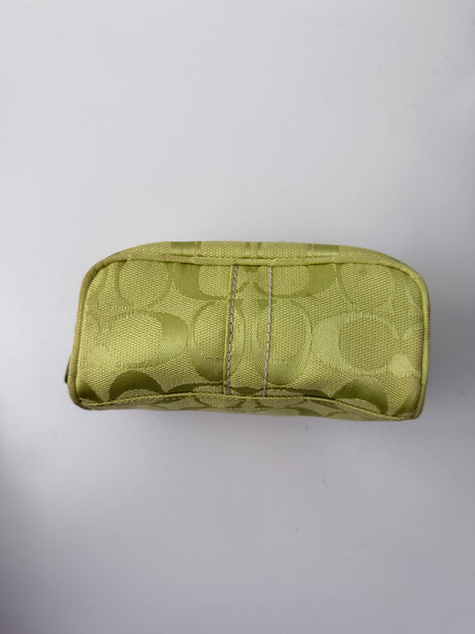 Lime Coach Cosmetic Pouch