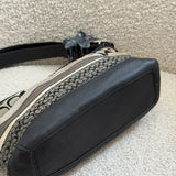 Coach Black Signature Patchwork Legacy Duffle Bag