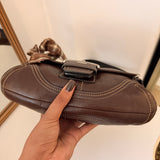 Rare Brown Leather Mini Soho Bag