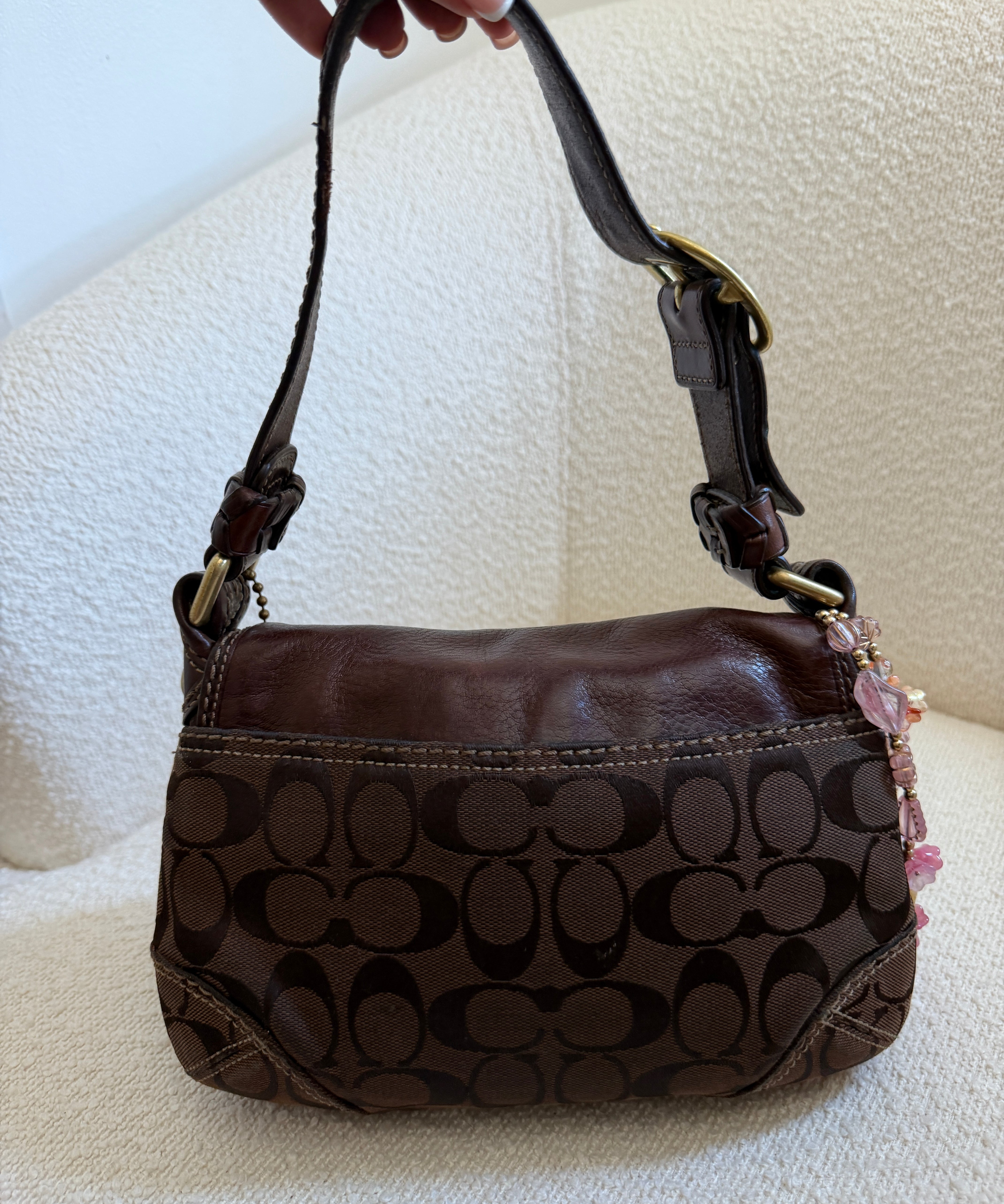 Chocolate Brown Coach Mini Soho Bleeker Bag