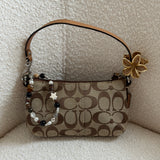 Coach Tan Mini Pochette Bag