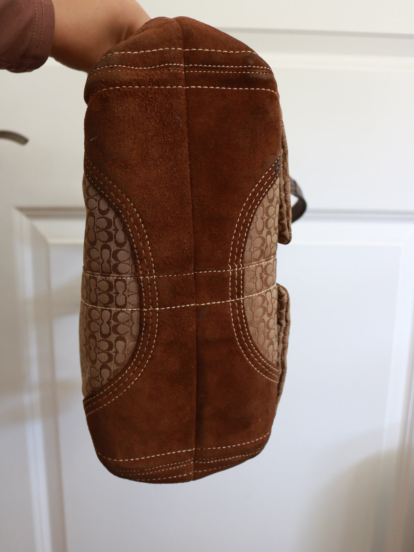 Coach Brown Monogram Soho Tote Bag