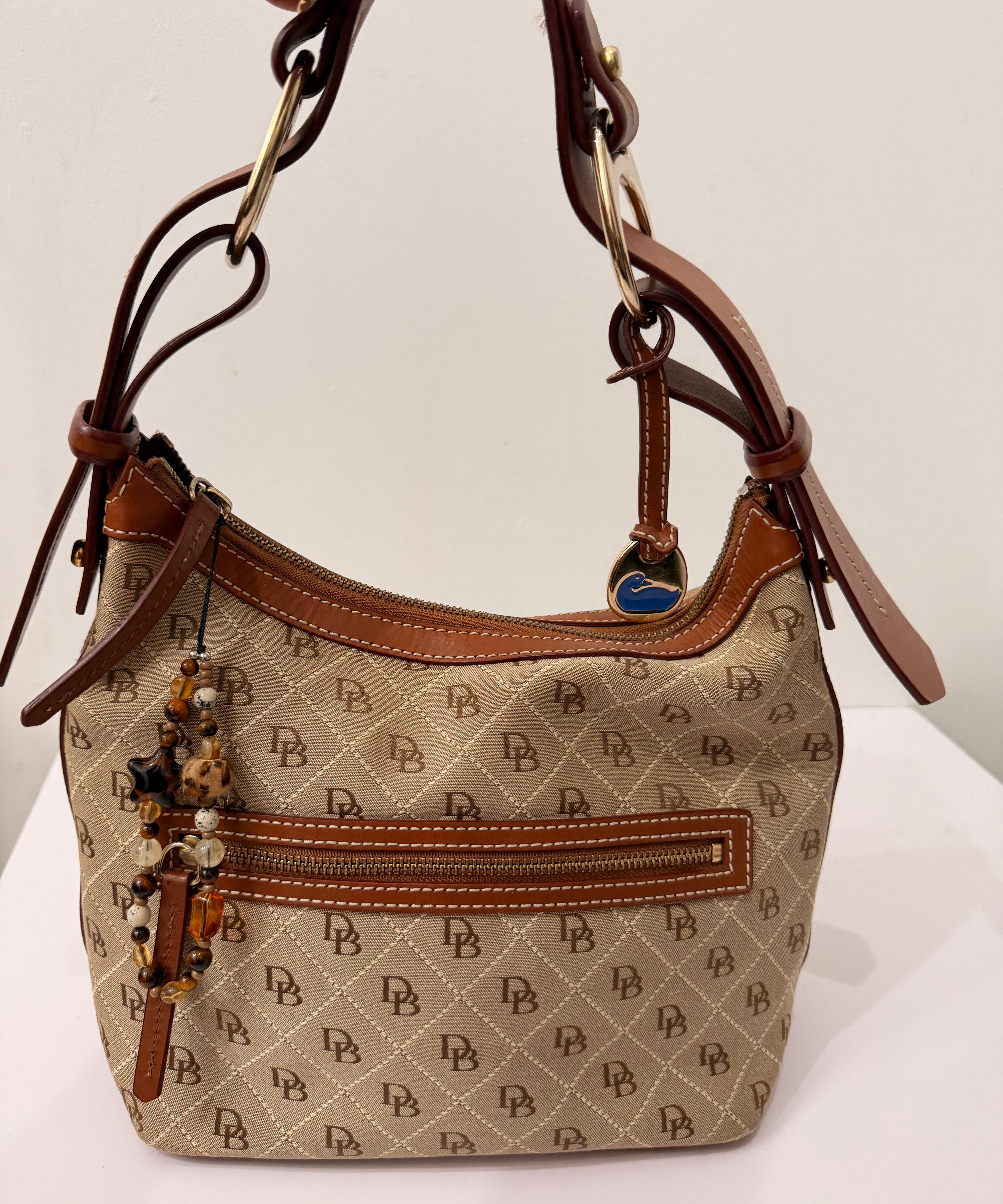 Brown Dooney & Bourke Shoulder Bag