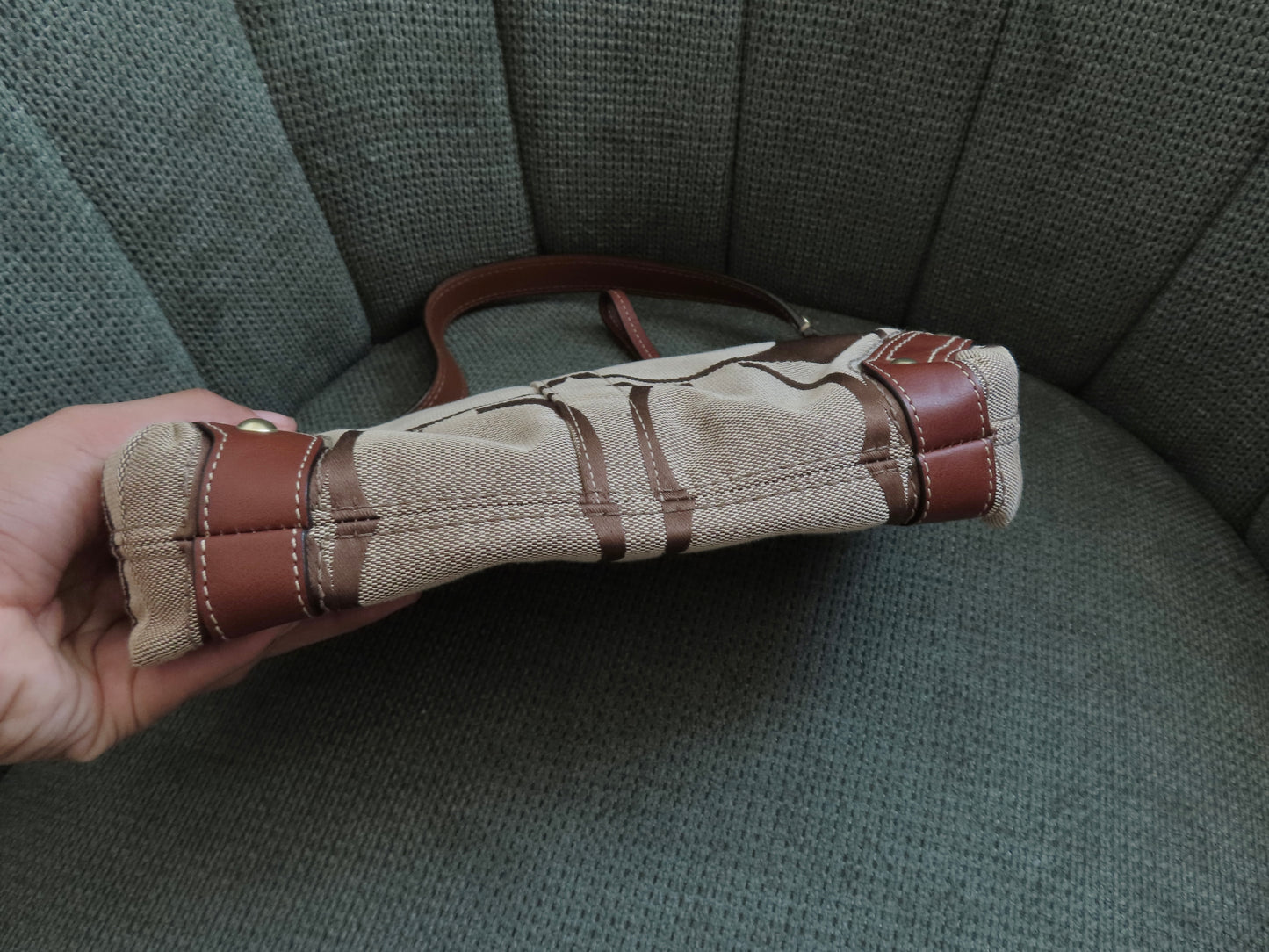 Coach Brown Mini Carly Bag