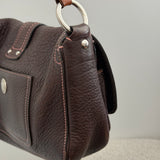 Coach Brown Chelsea Pebble Shoulder Bag