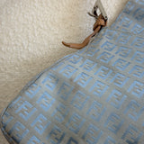 Fendi Signature Light Blue Mamma Baguette Bag