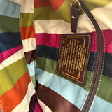 Coach Brown Signature Legacy Turnlock Bag