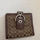 Coach Brown Canvas Mini Soho Bag Set