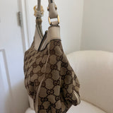 Brown Gucci Mini D-Ring Shoulder Bag