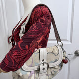 Coach Grey Optic Multi Print Signature Soho Sufflette Bag