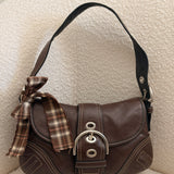 Rare Brown Leather Mini Soho Bag