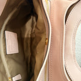 Coach Pink Leather Eyelet Maggie Shoulder Bag