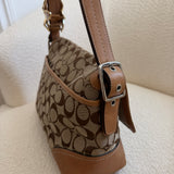 Coach Tan Hamptons Shoulder Bag