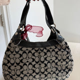 Coach Grey Signature Soho Lynn Bag