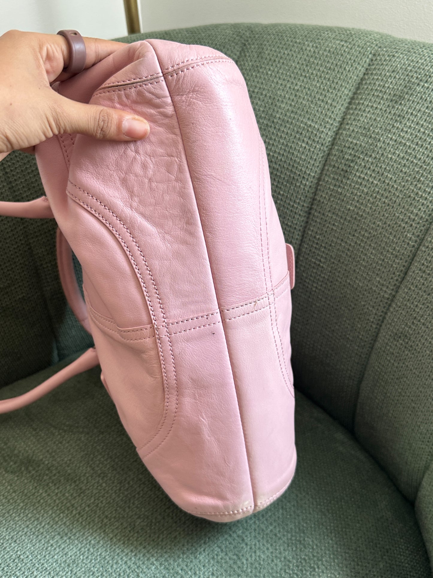 Coach Pastel Pink Satchel Bag