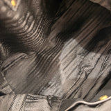 Black Nylon Prada with Gold Chain
