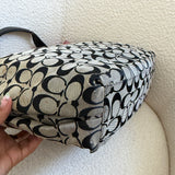 Coach Grey Signature Shoulder Bag
