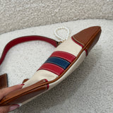 Coach Canvas Stripe Hamptons Shoulder Bag