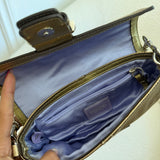 Coach Gold Swarovski Satin Bag
